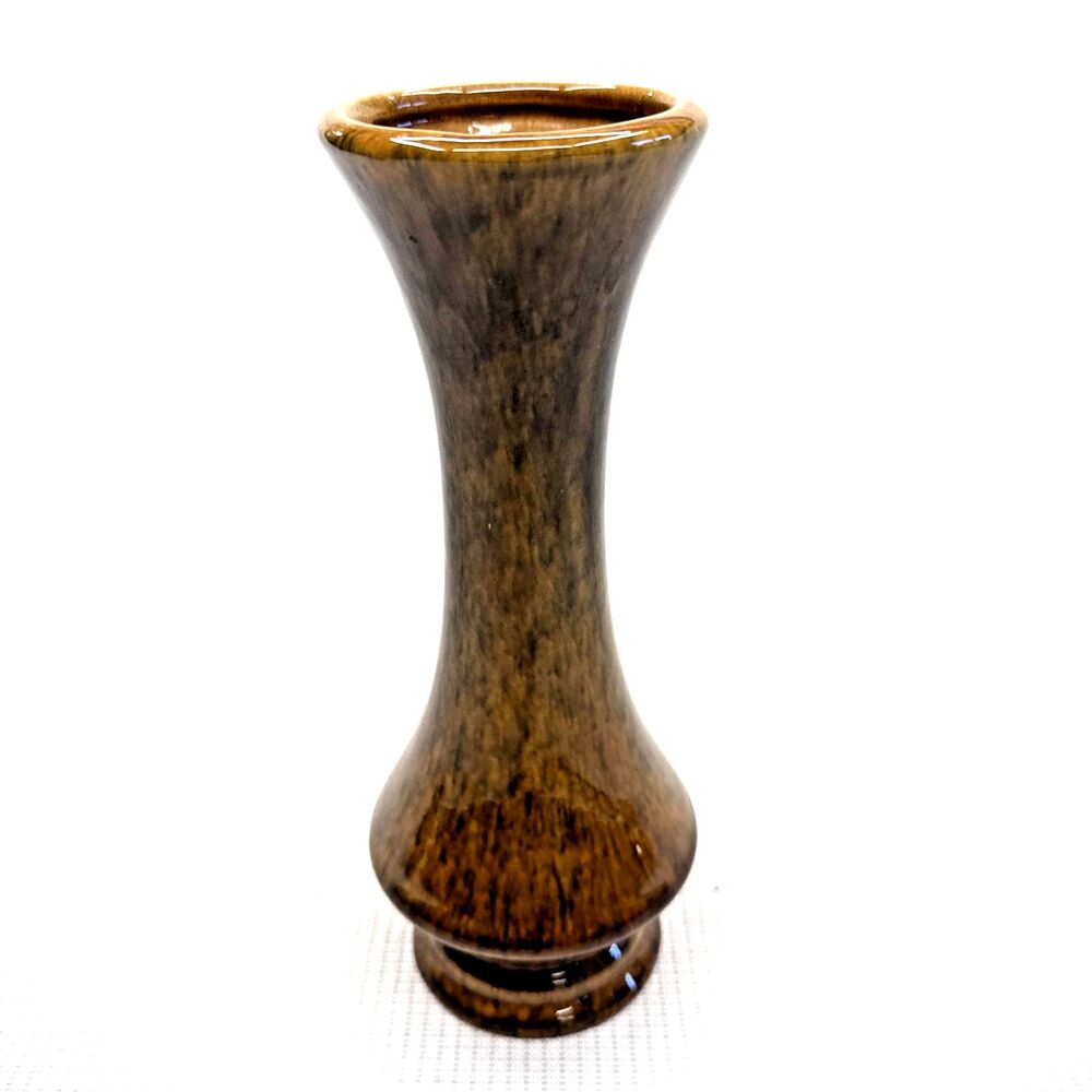 Vintage Royal Haeger Pottery Brown Earth Tone Vase #233 USA